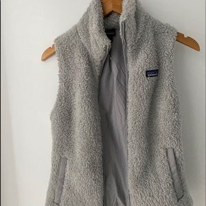 Patagonia fuzzy vest!